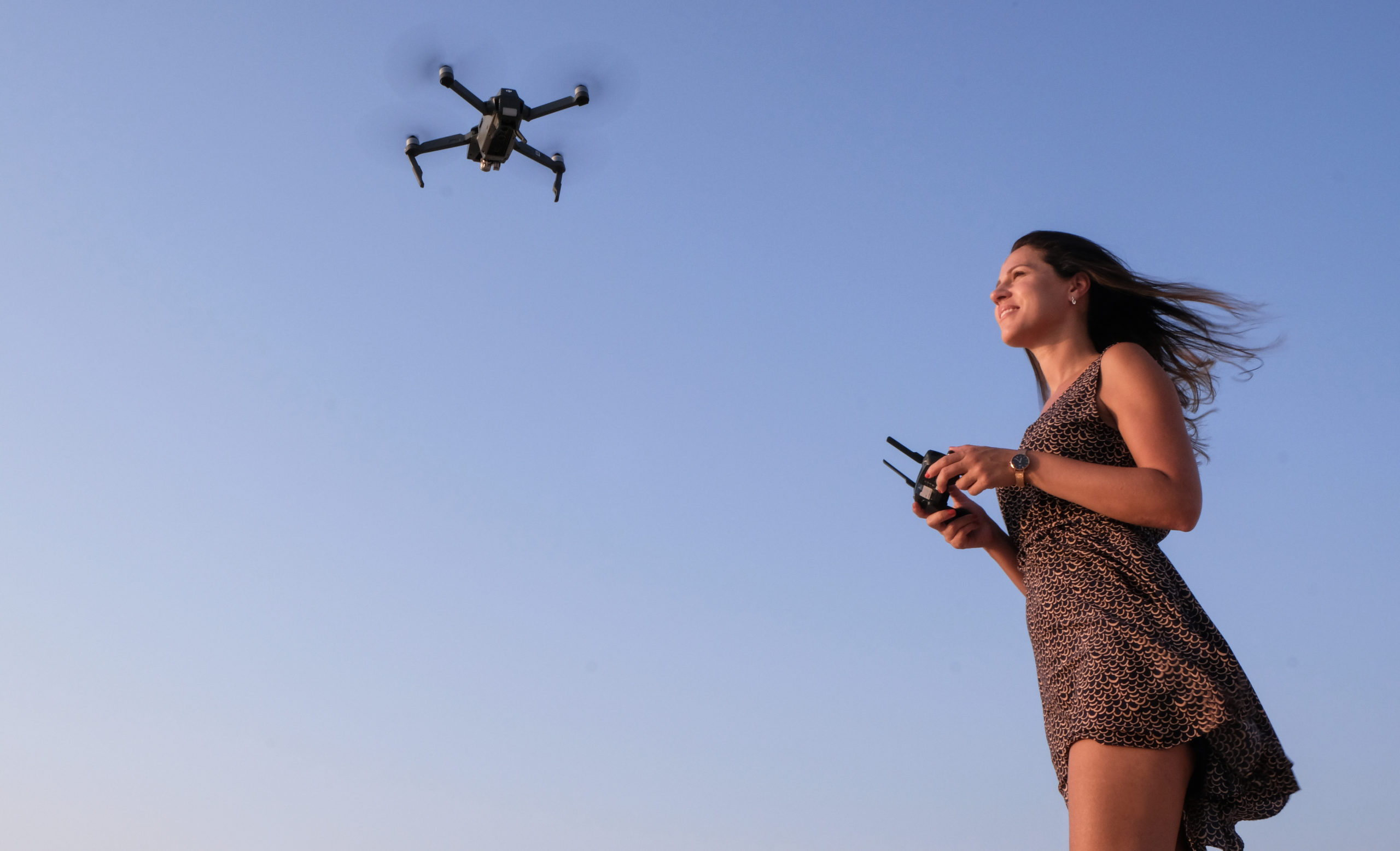 Canva - Woman Playing Drone.